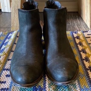 DOLCE VITA black pointed toe booties.